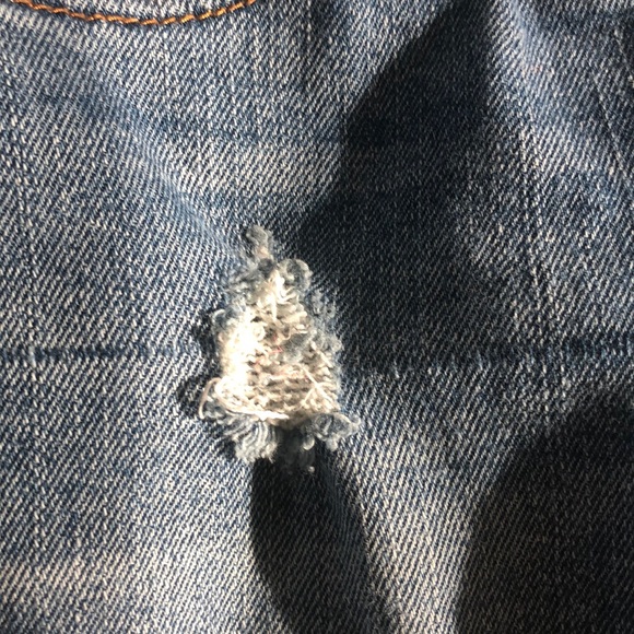 JUSTUSA size 1 distressed jeans - Picture 3 of 7